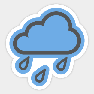 Rain Cloud Sticker